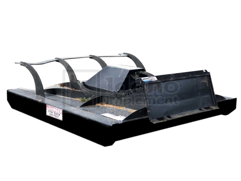 84" Heavy Duty Skid Steer Rental Hydraulic Rotary Brush Cutter